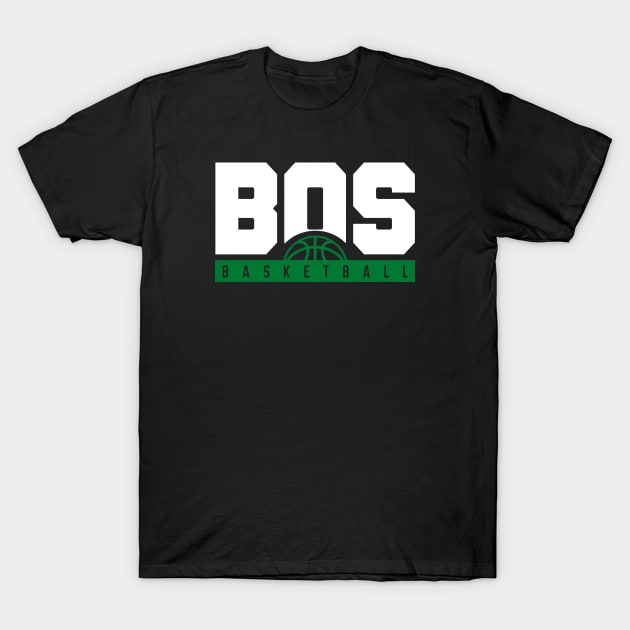 Boston Celtics Basketball T-Shirt by Fresh Fan Tees